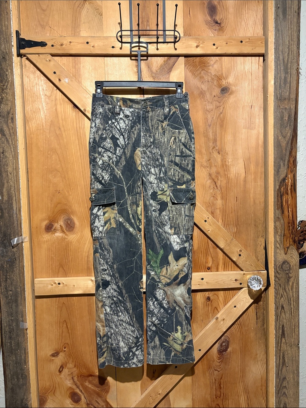 Mossy Oak Kids Camo Cargo Pants - Multicolor Woodland Print